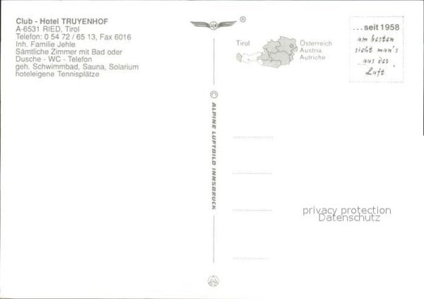Ried Oberinntal Club Hotel Truyenhof Fliegeraufnahme – Bild 2