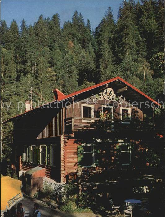 Riezlern Kleinwalsertal Vorarlberg Gaststätte Pension Waldhaus