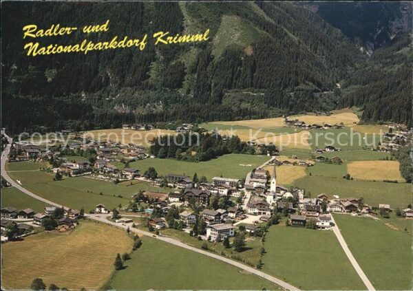 Krimml Fliegeraufnahme