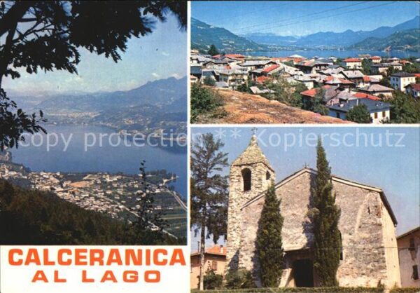 Calceranica al Lago Panorama Kirche