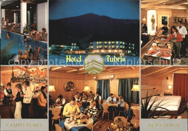 Val Pusteria Suedtirol Hotel Tubris Hallenbad Gastraum Bar Zim