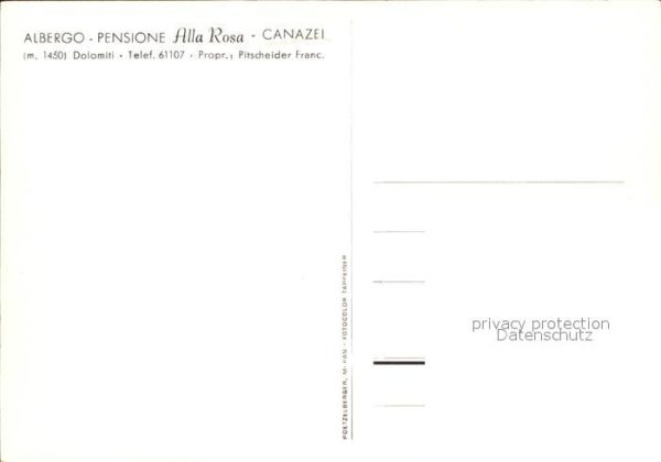 Canazei Albergo Pensione Alla Rosa – Bild 2