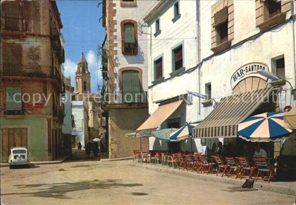Tarragona Plaza Generalisimo y calles Calvo Sotel