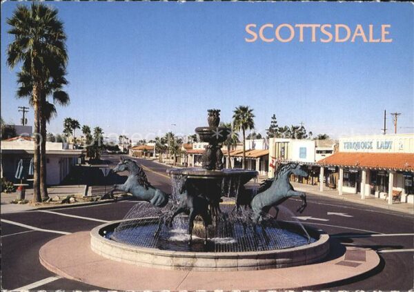 Scottsdale The bronze sculpture of five size Arabi