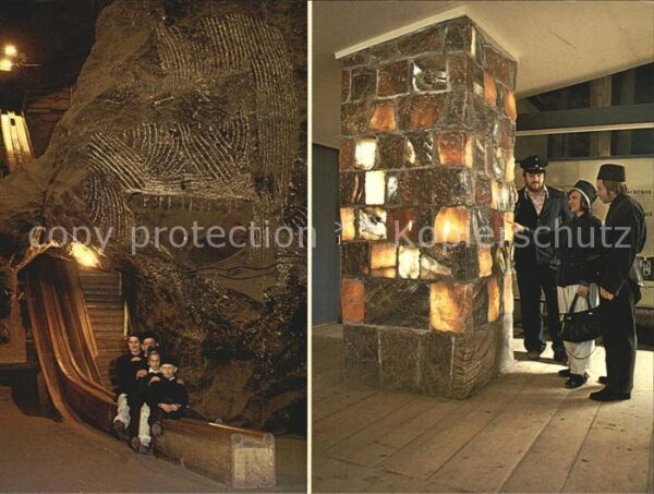 Berchtesgaden Salzbergwerk Kaiser Franz Rutsche Stein
