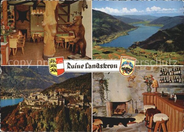 Landskron Kaernten Ruine Landskron Bärenstuben Ossiacherse