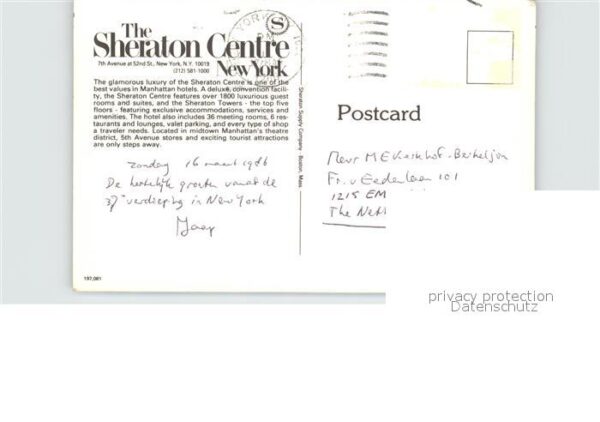 New York City The Sheraton Centre – Bild 2