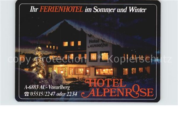 Au Bregenzerwald Hotel Alpenrose
