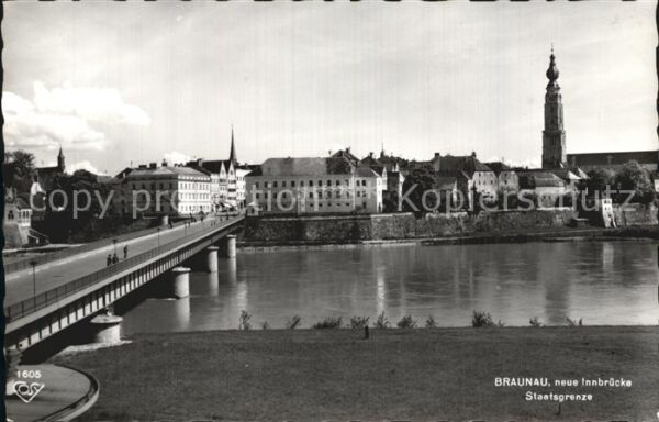 Braunau Inn Neue Innbrücke Staatsgrenze