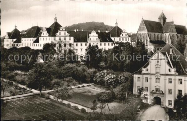 Salem Baden Schloss mit Münster und unterem Torhaus