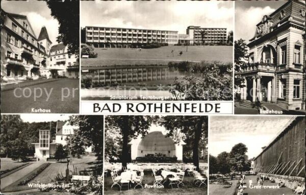 Bad Rothenfelde Kurhaus Sanatorium Teutoburger Wald Bad