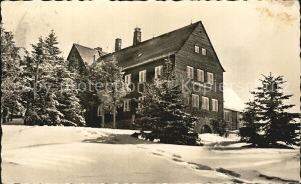 Klingenthal Vogtland Jugendherberge Klement Gottwald Winterp
