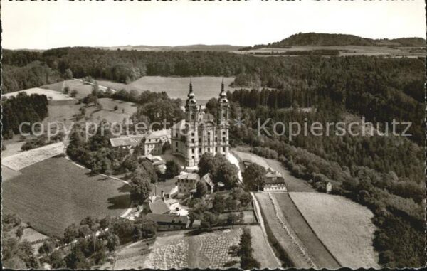 Vierzehnheiligen Basilika Fliegeraufnahme