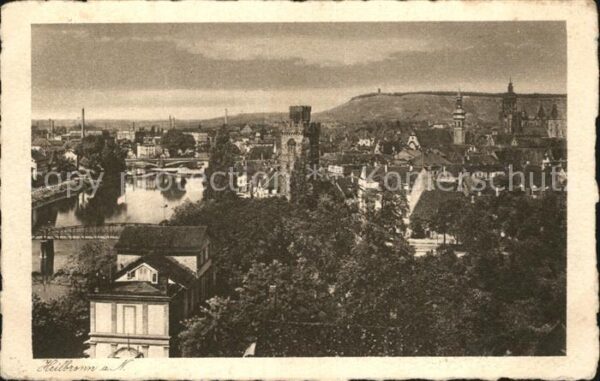 Heilbronn Neckar Blick über die Stadt