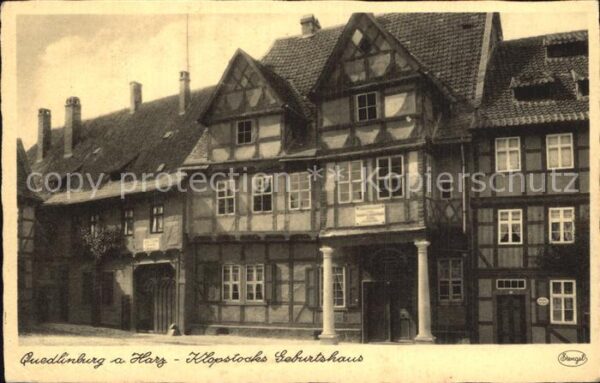 Quedlinburg Klopstocks Geburtshaus