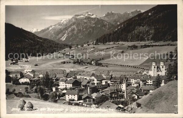Steinach Brenner Tirol gegen Habicht und Kirchdachspitze