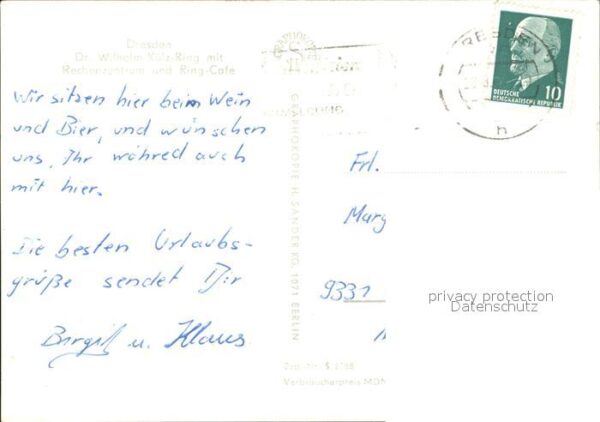 Dresden Dr Wilhelm Külz Ring mit Rechenzentrum – Bild 2