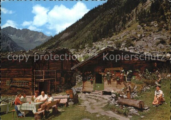 Ginzling Alm im Zillertal Tristenbachalm