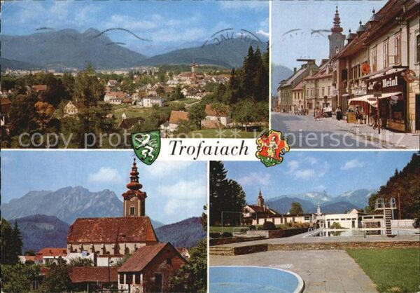 Trofaiach Sommerfrische Wintersportplatz Teilansi