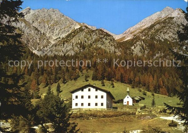 St Lorenzen Lesachtal Heilbad Tuffbad Kapelle Lienzer Dolomit