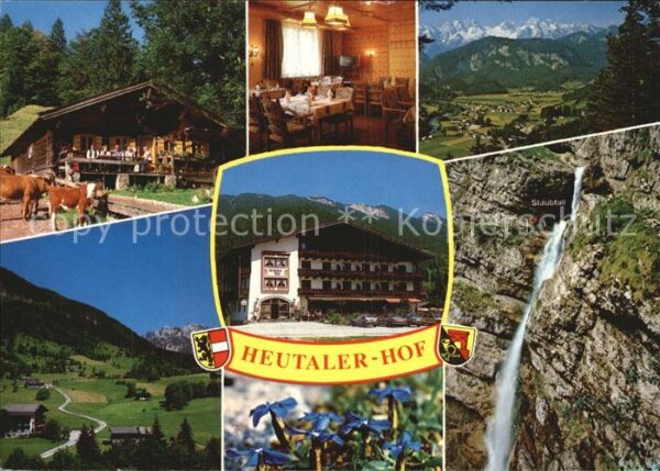 Heutal Unken Gasthof Pension Heutaler Hof Almhütte W