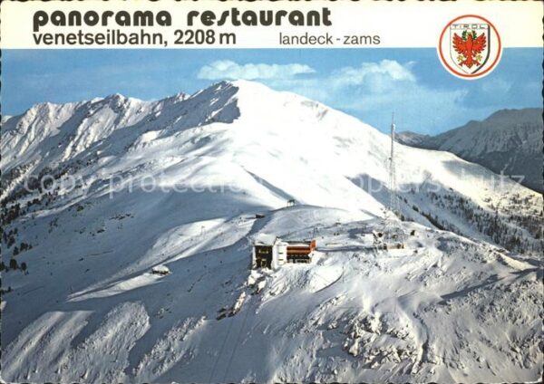 Landeck Tirol Panorama Restaurant Venetseilbahn Winte