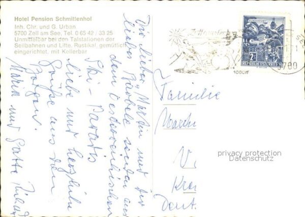 Zell See Hotel Pension Schmittenhof Wintersportp – Bild 2