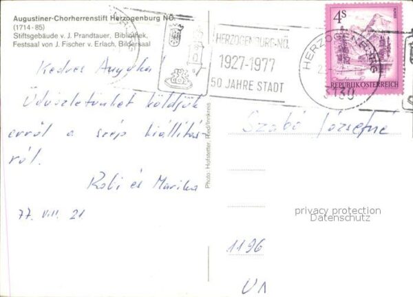 Herzogenburg Augustiner Chorherrenstift Stiftsgebäud – Bild 2