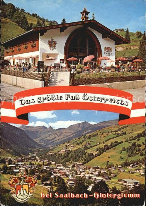 Hinterglemm Saalbach Saalbacher Fassl Grösstes Fass Österrei