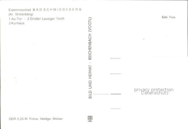 Bad Schmiedeberg Au Tor Grosser Lausiger Teich Kurhaus E – Bild 2