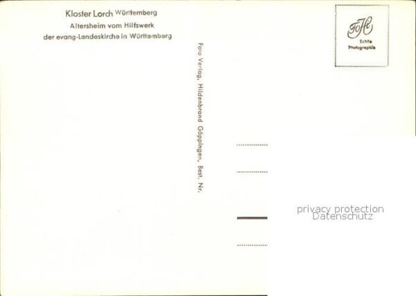 Lorch Wuerttemberg Kloster Altersheim – Bild 2