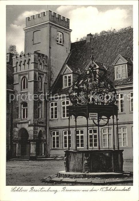 Breitenburg Schloss Brunnen 15. Jhdt.
