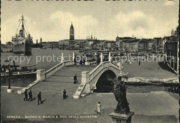 Venezia Venedig Bacino S Marco e Riva degli Schiavoni