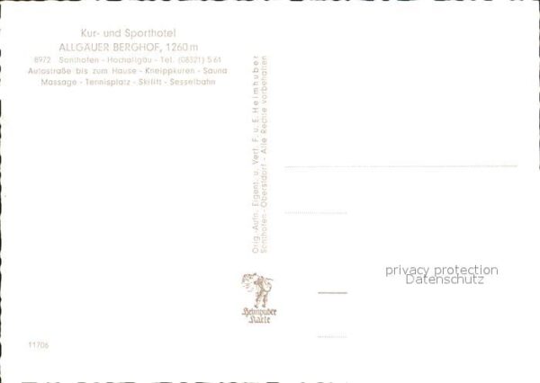 Sonthofen Oberallgaeu Kur und Sporthotel Allgäuer Berghof Alp – Bild 2