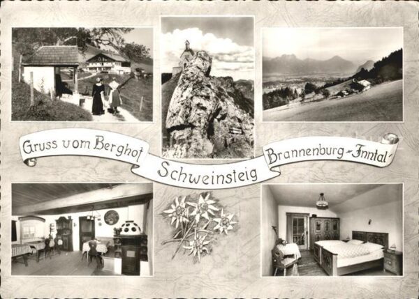 Brannenburg Berghof Schweinsteig Panorama Inntal Al