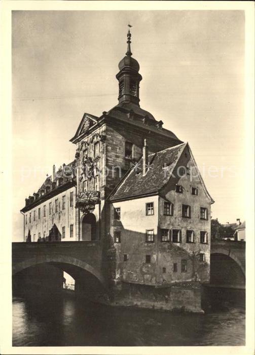 Bamberg Neues Rathaus Regnitzinsel gotischer Br