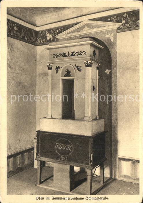 Schmalzgrube Ofen im Hammerherrenhaus Heimatschutzpo