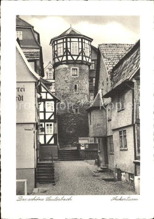 Lauterbach Hessen Ankerturm Altstadt