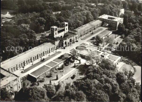 Potsdam Park Sanssouci Schloss Fliegeraufnahme
