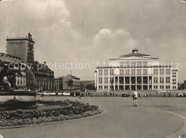 Leipzig Opernhaus am Karl Marx Platz Messestadt