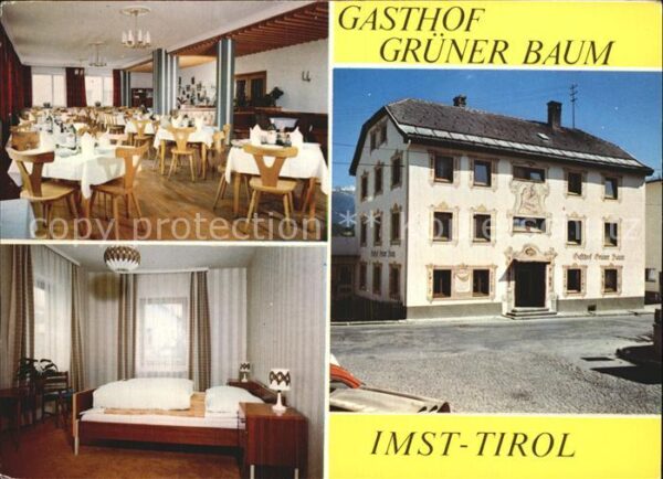 Imst Tirol Gasthof Grüner Baum Restaurant Fremdenz