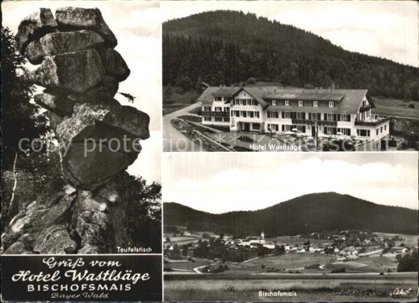 Bischofsmais Hotel Wastlsäge Teufelstisch Felsformat