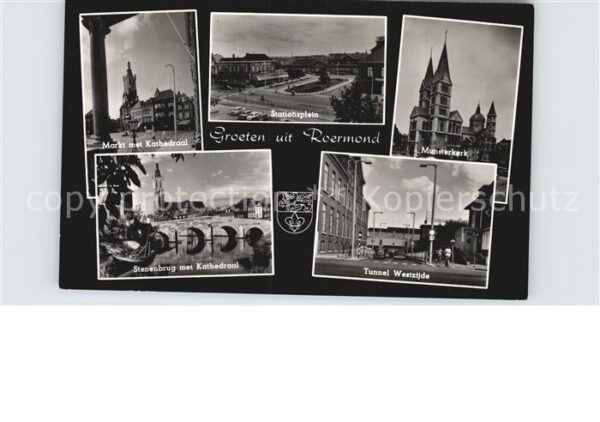Roermond Markt Kathedraal Stationsplein Munsterk