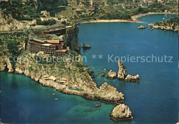 Taormina Sizilien Fliegeraufnahme