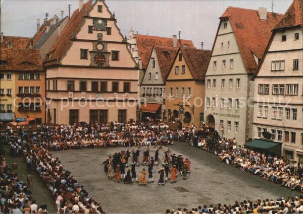 Rothenburg Tauber Schöfertanz Marktplatz