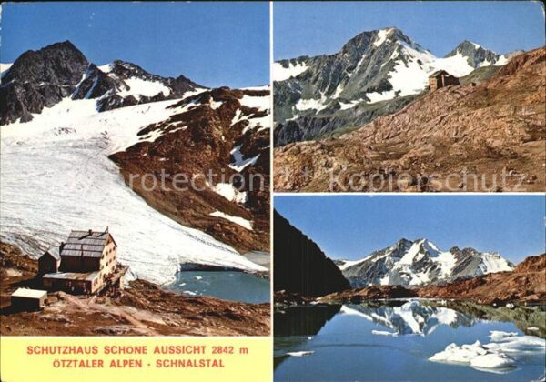 Schnals Bozen Suedtirol Schutzhaus Schöne Aussicht