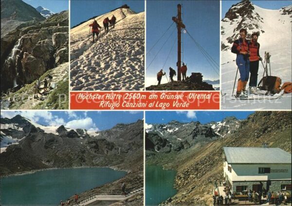 Ultental Höchster Hütte Eggenspitze Zufrittspitz