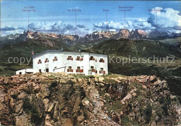 Bozen Suedtirol Rittnerhorn Haus Le Odle Geisler-Spitze