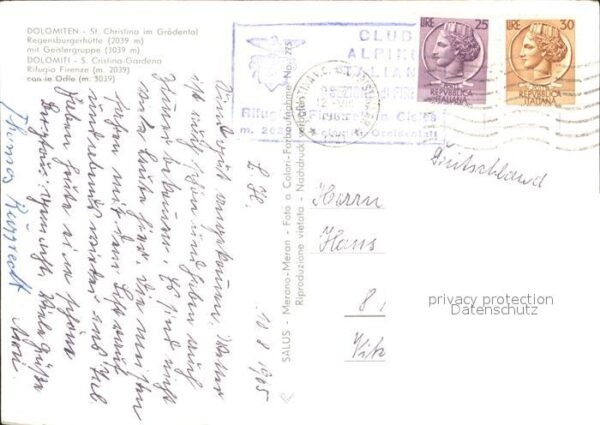 St Christina Regensburgerhütte Geislergruppe – Bild 2