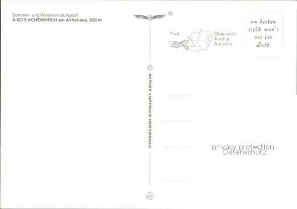 Achenkirch Fliegeraufnahme Seekarspitze Seecamping – Bild 2